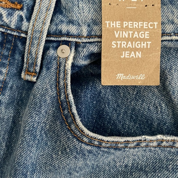 Madewell perfect vintage straight jeans - Picture 2 of 3